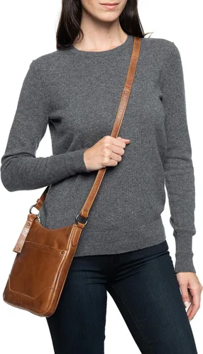 Vista 6 de Frye Melissa Swing Pack - Bolso cruzado con cremallera, Marrón