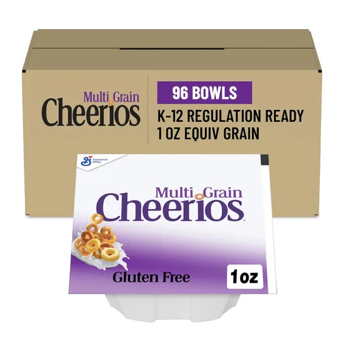 Vista 16 de Apple Cinnamon Cheerios 25% menos azúcar, tazón de una sola porción, 96