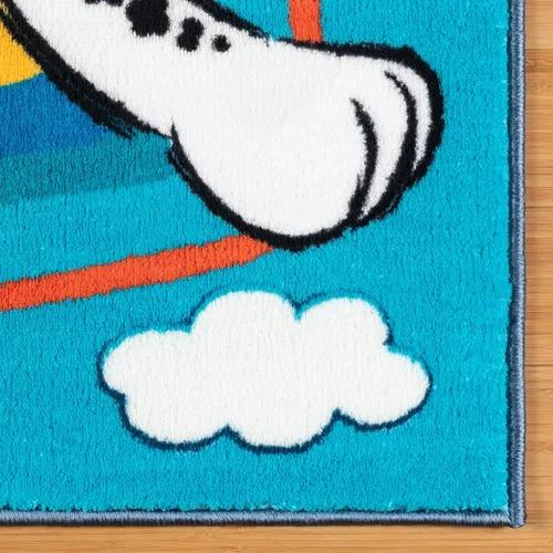 Vista 4 de Gertmenian Paw Patrol - Alfombra para interiores, 3 x 5 pies, antideslizante, ideal para niños en dormitorio, sala de juegos, aula, guardería o área