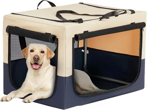 Vista 22 de Petsfit Jaula para gatos – 20 pulgadas ligera, fácil de instalar, resistente jaula portátil para perros, marco ajustable con 3 puertas de malla Verde