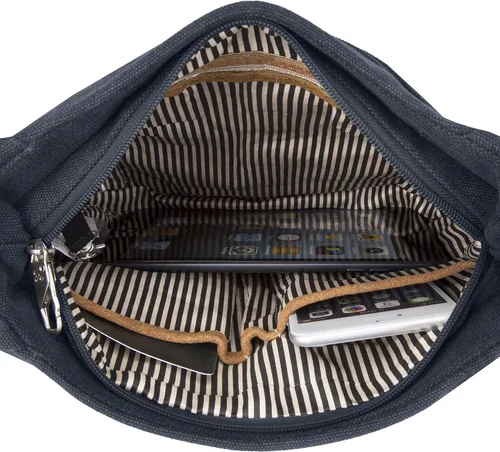 Vista 9 de Travelon Bolso Hobo Heritage antirrobo Índigo