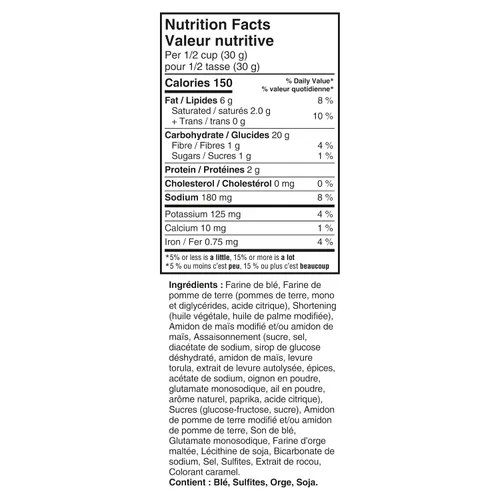 Vista 3 de Crispers Todas las galletas vestidas de tamaño familiar, 8.47 oz (importadas de Canadá)