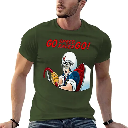 Vista 5 de COROBAN Camisetas deportivas clásicas Go Speed Racer para hombre