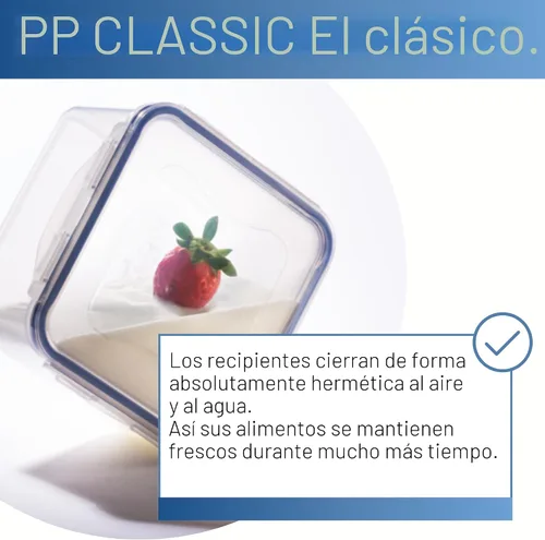 Vista 2 de Lock & Lock - Recipiente hermético redondo para alimentos, caja de cebolla, 10.14 onzas/1.27 tazas