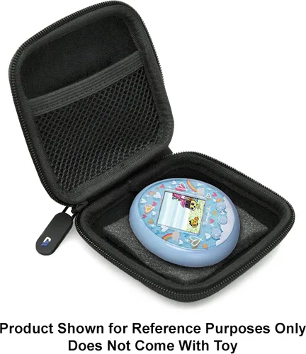 Vista 2 de CASEMATIX Funda de juguete compatible con Tamagotchi On Interactive Virtual Pet Game, incluye solo funda, color blanco