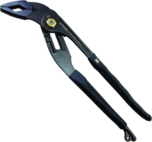 Vista 8 de FUJIYA Tools, 130-200-BG, alicates ligeros para bomba de agua, color negro y dorado, 8 pulgadas