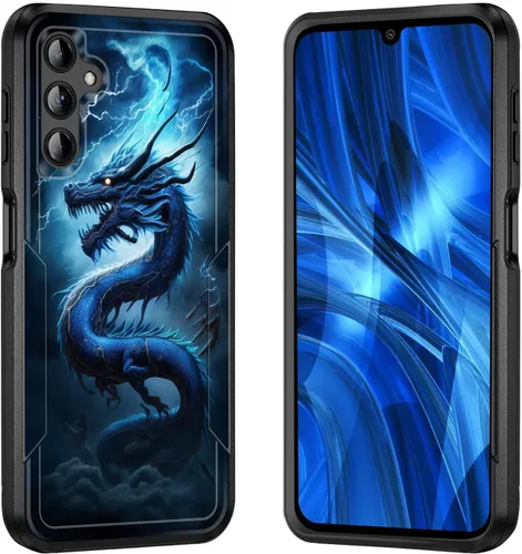 Vista 128 de para Galaxy A15 5G - Funda, [Prueba de caída de grado militar] Funda protectora resistente a golpes de uso pesado y resistente para Samsung Galaxy
