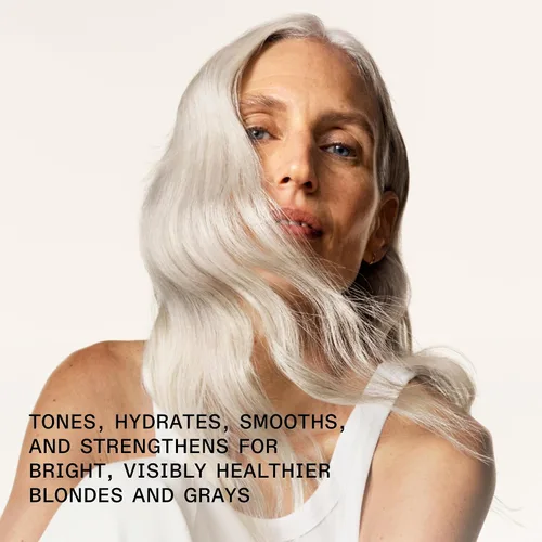 Vista 3 de Olaplex Nº.5P Blonde Enhancer Purple Toning Conditioner: Neutralizes Brassiness & Strengthen Repairs Damages & Hydrates Hair For Coily, Curly