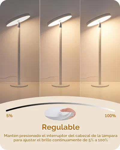 Vista 5 de EDISHINE Lámpara de escritorio LED, lámpara de mesa con alto CRI 90+, 2