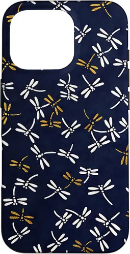 Vista 20 de Dragonflies Pattern Japanese Tombo Akitsu Case for iPhone 17