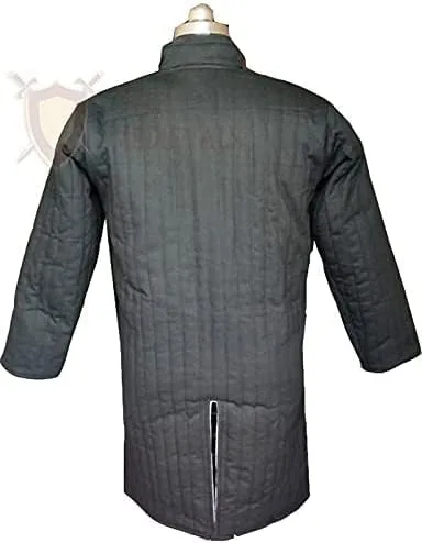 Vista 7 de Gambeson Coat Thick Padded Full Sleeves Gambeson Coat Aketon Jacket Armor, Cotton Fabric Gambeson Jacket by ITS Medieval