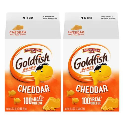 Vista 40 de Goldfish Galletas de queso cheddar para bebé, bolsa de 7.2 onzas