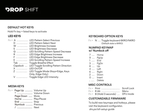 Vista 9 de DROP Teclado mecánico de cambio para juegos Diseño de tamaño completo 1800 (99 teclas), interruptores de intercambio en caliente, programable, RGB