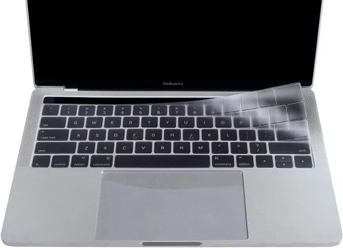 Vista 2 de Funda de teclado ultradelgada prémium para MacBook Pro con barra táctil de 13 y 15 pulgadas
