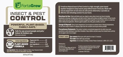 Vista 7 de Spray para control de insectos y plagas – Fórmula de aceite de menta y clavo de olor extra fuerte – Mata y repele arañas, hormigas, mosquitos