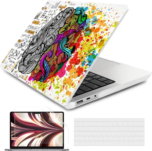 Vista 38 de Batianda Funda personalizable para portátil Microsoft Surface 5 4/3 de 13,5 pulgadas con reposamanos Alcantara modelo 1950/1867, carcasa rígida