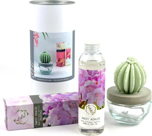 Vista 13 de Barril Cactus Cerámica Difusor de Fragancia Combo 6.8 fl oz Hermoso