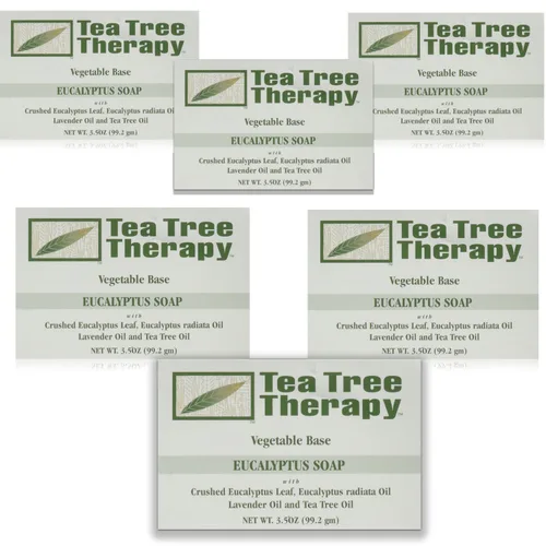 Vista 3 de Tea Tree Therapy Jabón en barra de base vegetal, eucalipto, 2
