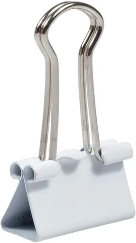 Vista 6 de Broches aprietapapeles JAM Paper®, Blanco