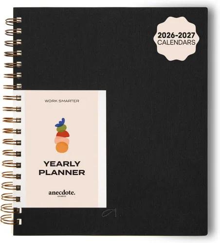 Vista 27 de Planificador Anecdote 2026: Un Planificador Mensual, Semanal y Diario 2026 para Planificar tu Éxito - Tamaño A5 Tapa Dura Comienza en Cualquier Negro