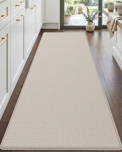 Vista 15 de DEXI Alfombrillas de Cocina Acolchadas Anti Fatiga, 17x59, Alfombra de Pasillo para Estar de Pie Impermeable, Espuma Viscoelástica Cómoda Acolchada