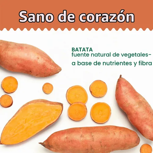 Vista 4 de Wholesome Pride Sweet Potato Fries Healthy Dog Treats, 1 Ingredient, 8 oz Sin conservantes, 100% batata, suavemente deshidratado, apoya