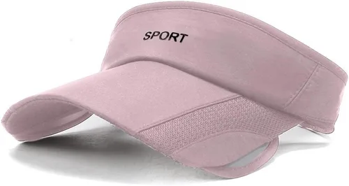 Vista 23 de Viseras solares para mujer con visera retráctil, visera de golf, protección UV, gorra de playa, tenis, correr, deporte, sombrero ajustable