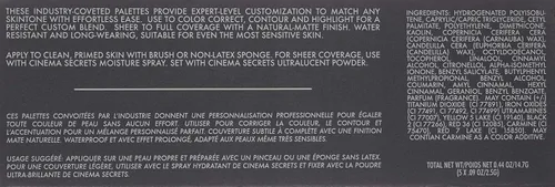 Vista 3 de CINEMA SECRETS Pro Cosmetics Ultimate Foundation 5 en 1 Pro Palette