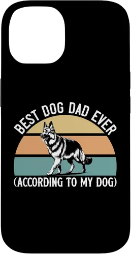 Vista 4 de German Shepherd Best Dog Dad Ever According to My Dog, GSD Case for iPhone XR