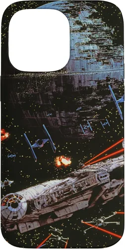 Vista 21 de Star Wars Return of the Jedi Death Star II Battle - Carcasa negra para iPhone 17