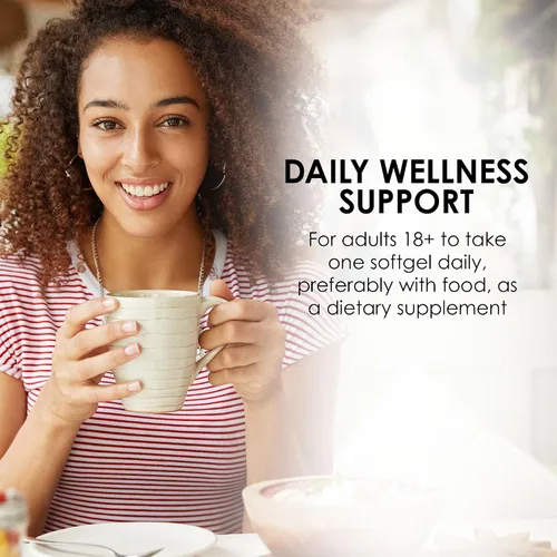 Vista 3 de MASON NATURAL Vitamina D3 2,000 UI Ultra Fuerza, Apoya la Densidad Ósea, Fuerza y Salud Inmune, 300 Cápsulas Blandas