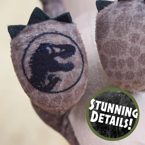 Vista 2 de JURASSIC WORLD Rebirth - Spinosaurio de peluche pequeño, dinosaurio de peluche de 7 pulgadas de alto, a partir de 3 años