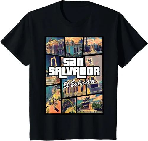 Vista 44 de Camiseta Orgullosa de San Salvador Capital El Salvador