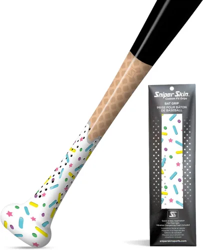 Vista 4 de SNIPER SKIN Baseball & Softball Bat Grip - Replacement Bat Grip Wrap - Easy to Install, Strong, Waterproof, Tacked for Performance
