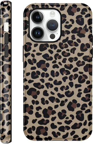 Vista 48 de Funda de teléfono con estampado de guepardo para iPhone 7/8/SE 2020/2022 de 4.7 pulgadas, funda de lujo con diseño de leopardo marrón coqueta a