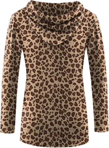 Vista 17 de GINKANA Sudadera con capucha para mujer, manga larga, lactancia materna, ropa casual