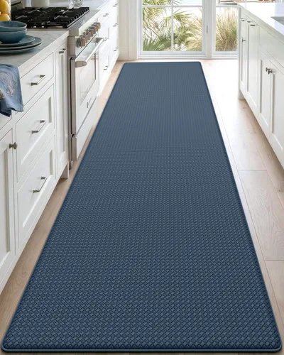 Vista 34 de DEXI Alfombrillas de Cocina Acolchadas Anti Fatiga, 17x59, Alfombra de Pasillo para Estar de Pie Impermeable, Espuma Viscoelástica Cómoda Acolchada