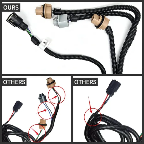 Vista 9 de 23295977 Arnés de cableado para luz trasera lateral del pasajero compatible con Chevy Silverado GMC Sierra 1500 2500HD 3500HD 2016-2019 - Plug &