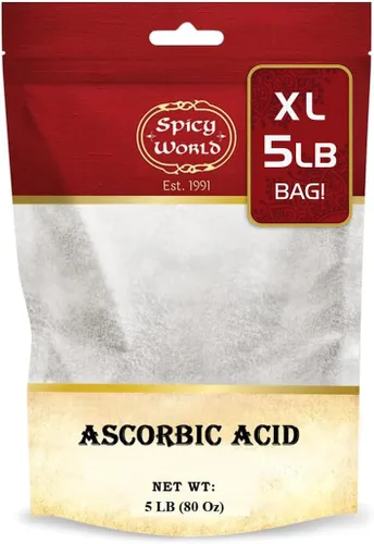 Vista 8 de Spicy World Bolsa a granel de ácido ascórbico de 1 libra, polvo puro de vitamina C, 100% puro, grado alimenticio, se puede utilizar para enlatar