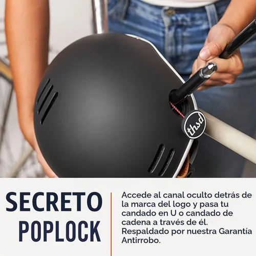 Vista 8 de Thousand - Casco de bicicleta antirrobo para adultos Negro carbón