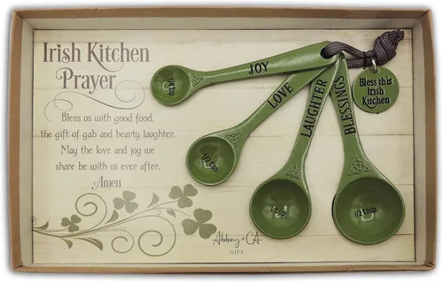 Vista 2 de Abbey & CA Gift Bless This Kitchen - Juego de 4 cucharas medidoras