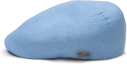 Vista 13 de Sterkowski Rusty Cap Gorra de pico de pato 100% lino para hombres y mujeres Gorra ligera transpirable de 6 paneles sin forro