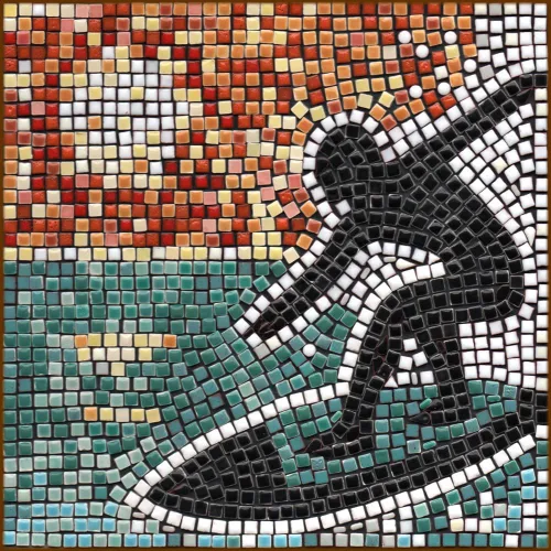 Vista 23 de Crea una verdadera obra de arte de mosaico con nuestro kit de hazlo tú mismo, acuario cuadrado de 7 pulgadas (18 cm)