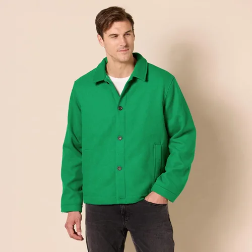Vista 6 de Amazon Essentials Chaqueta bomber de mezcla de lana para hombre (disponible en tallas grandes y altas)