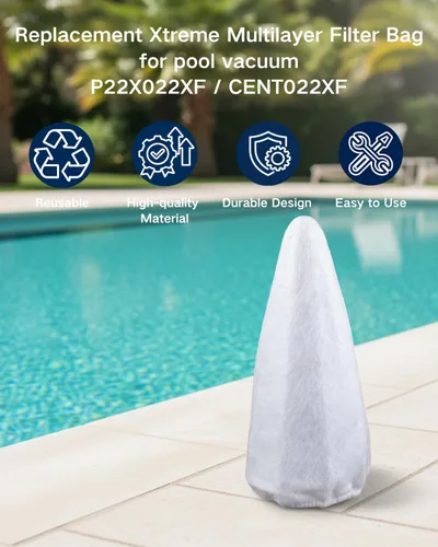 Vista 3 de RINMEE X-treme - Bolsa de filtro multicapa, compatible con Pool Blaster Centennial, Eclipse, iVac 350, Speed Vac Turbo, Rush X21, Hydro 500, Pulse