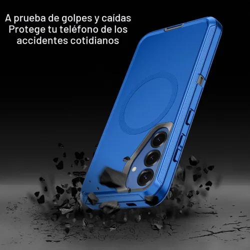 Vista 4 de I-HONVA para Samsung Galaxy S25 Plus, Funda para Galaxy S24 Plus [Compatible con MagSafe] Protección de 3 capas a prueba de golpes