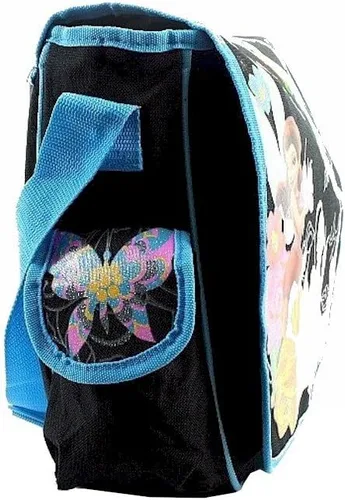 Vista 2 de Disney Fairies - Bolso bandolera para niña, color negro y azul