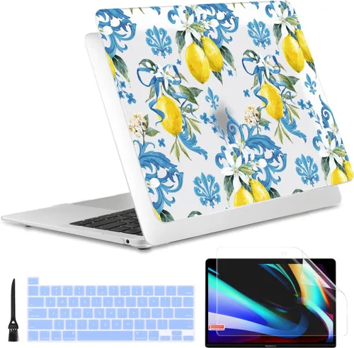 Vista 10 de Batianda Funda diseñada para el nuevo MacBook Pro M2 de 13 pulgadas, modelo A2338, versión 2022, carcasa protectora rígida ultrafina, antisucia