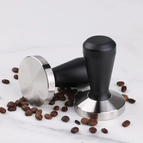 Vista 6 de Prensa de grano de café de acero inoxidable con base de café Barista Espresso 1.929 in