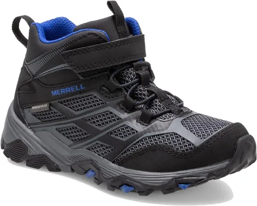 Vista 7 de Merrell Moab FST Mid a/C WTRPF - Zapatillas de senderismo para niños 2-Negro Hv